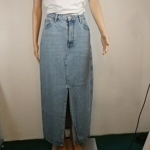 MNG Denim Skirt, size L